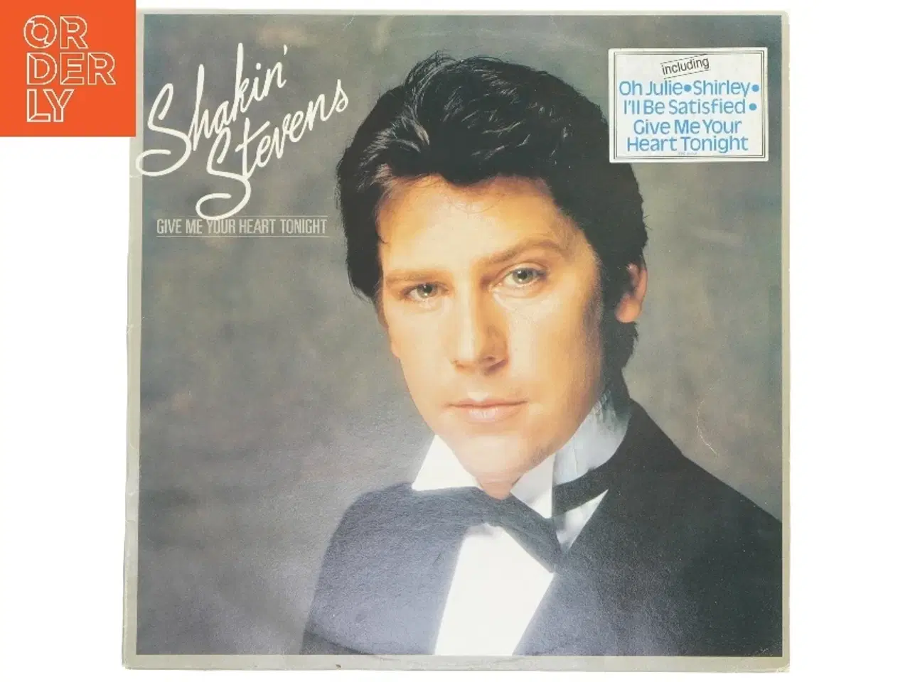 Billede 1 - Shakin&#39; Stevens album - Give Me Your Heart Tonight fra Epic