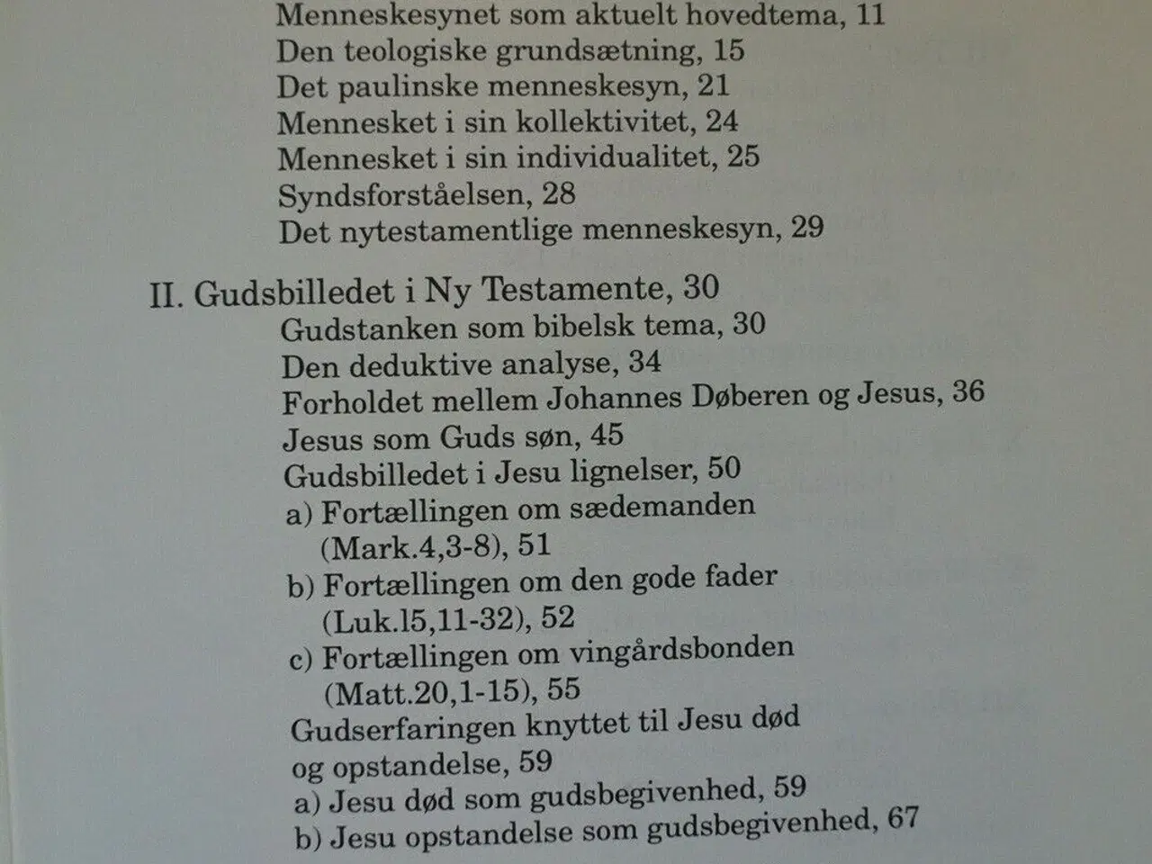 Billede 2 - om at være menneske - et nytestamentligt grundtema