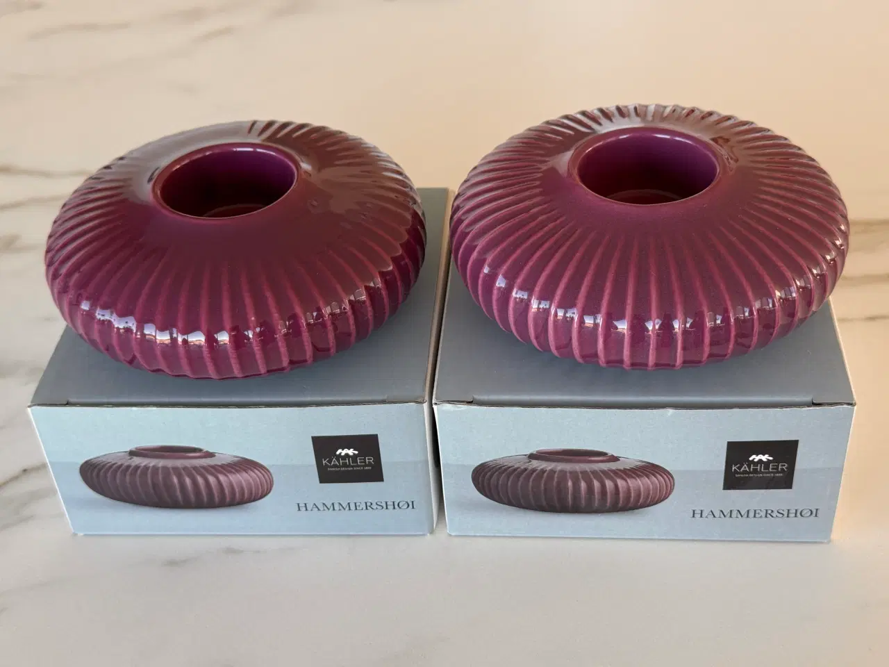 Billede 1 - Kähler H5 Fyrfadsstage, 2 stk