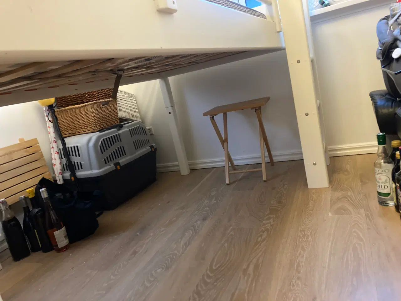 Billede 6 - Halvhøj, jelt hvid Flexa seng, B: 100 / L: 208