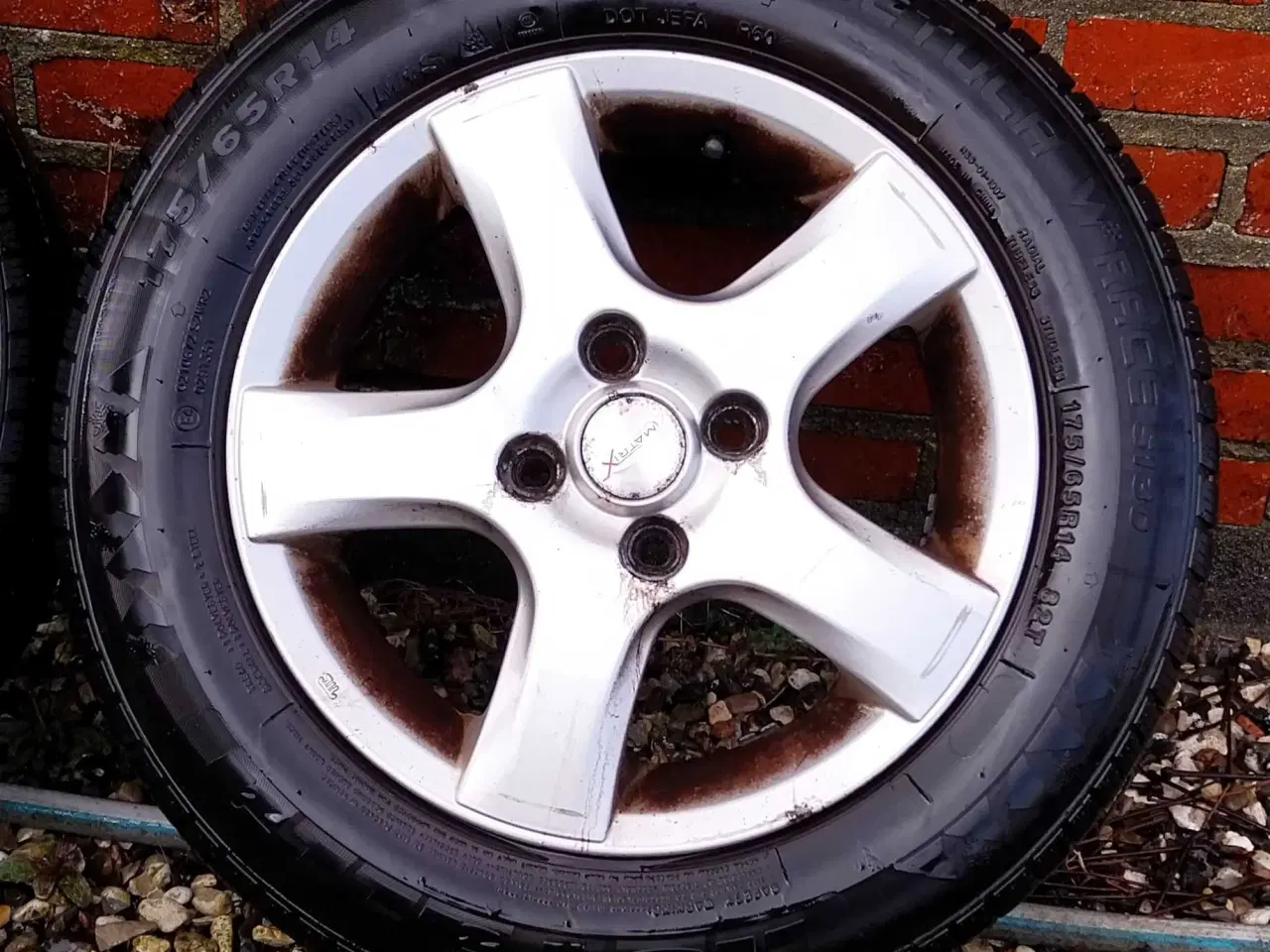 Billede 1 - 2. Stk alufælge sælges