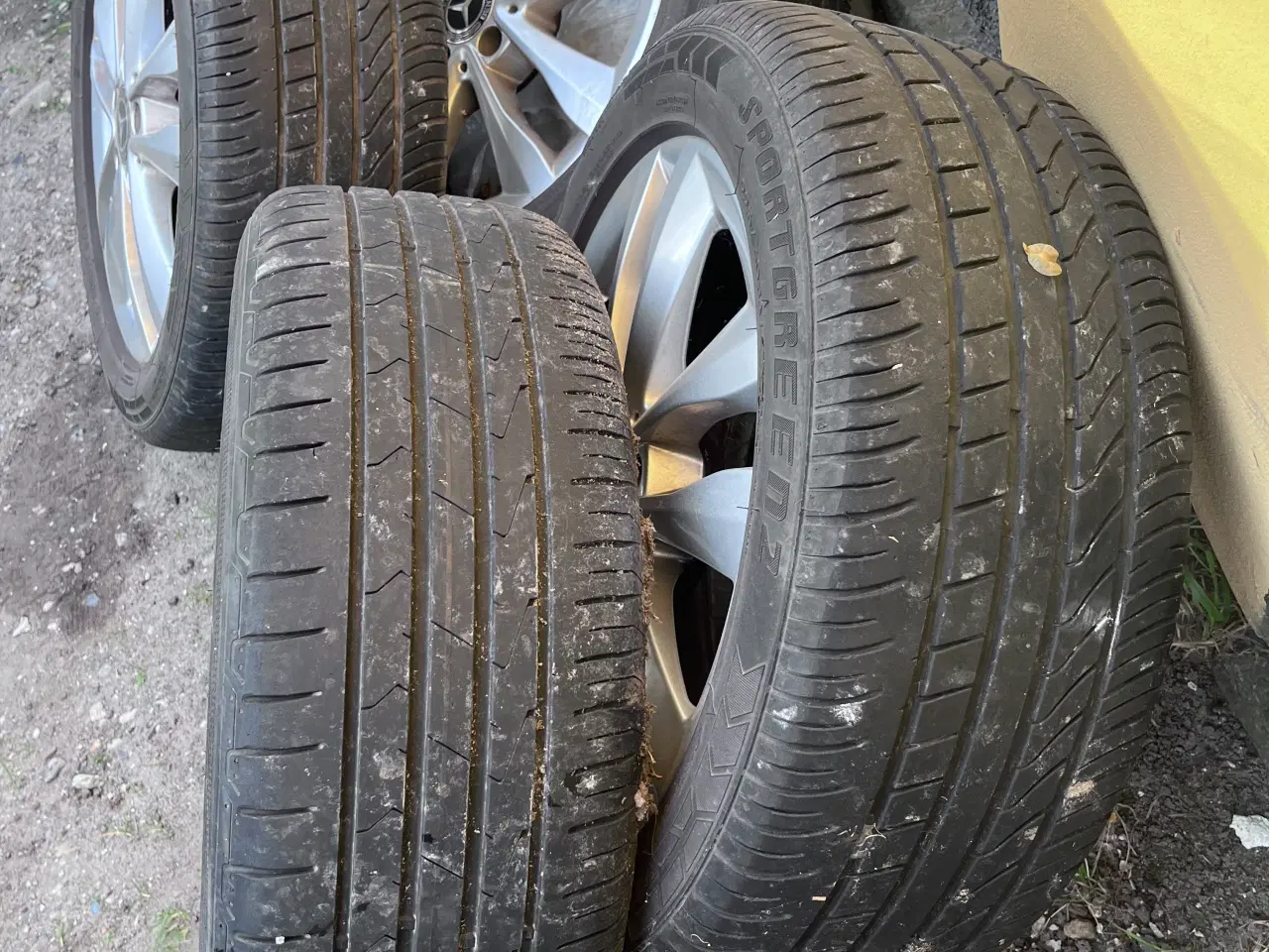 Billede 5 - Mercedes fælge med dæk 