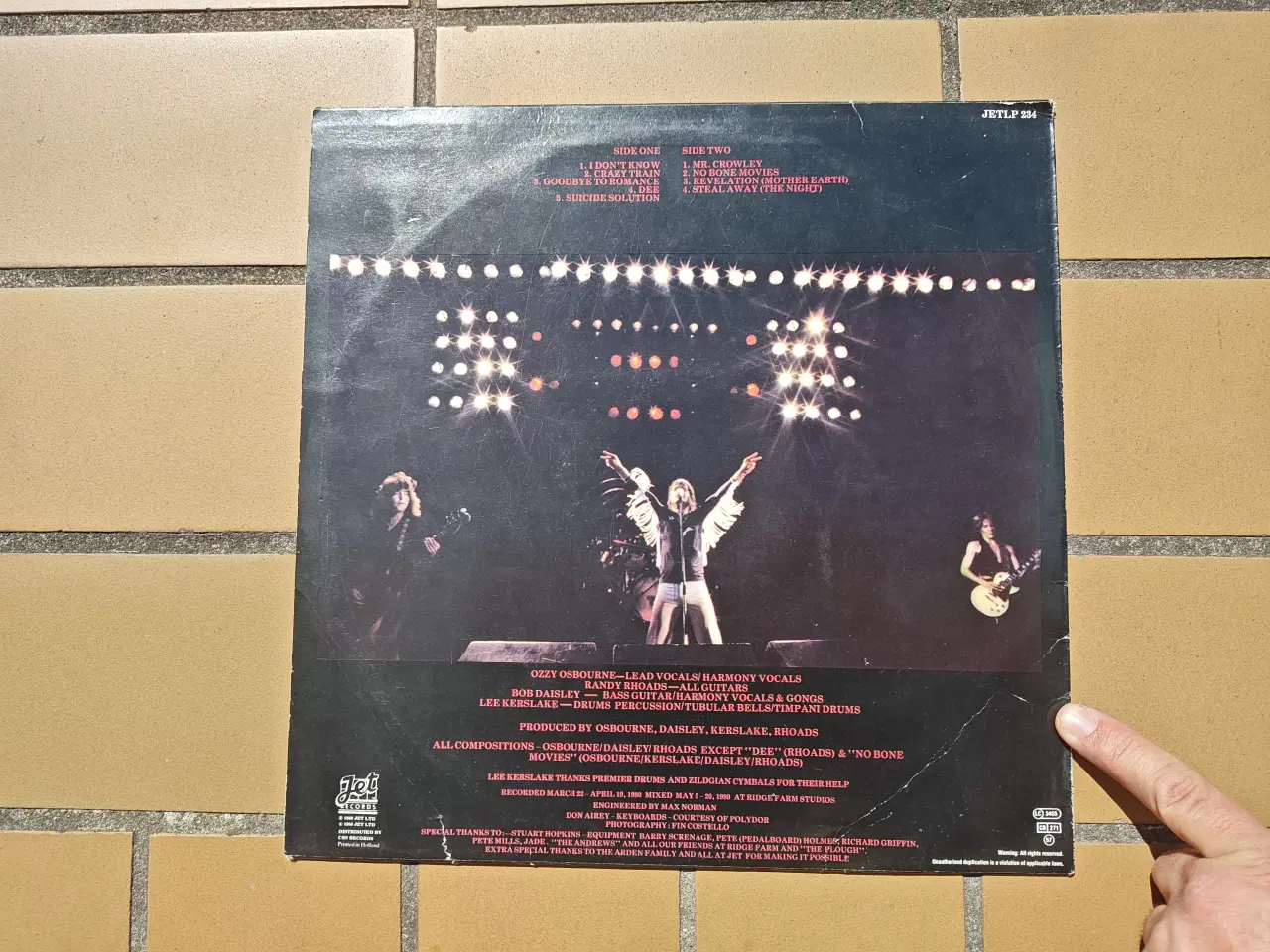Billede 2 - Ozzy Osbourne - Blizzard of Ozz LP