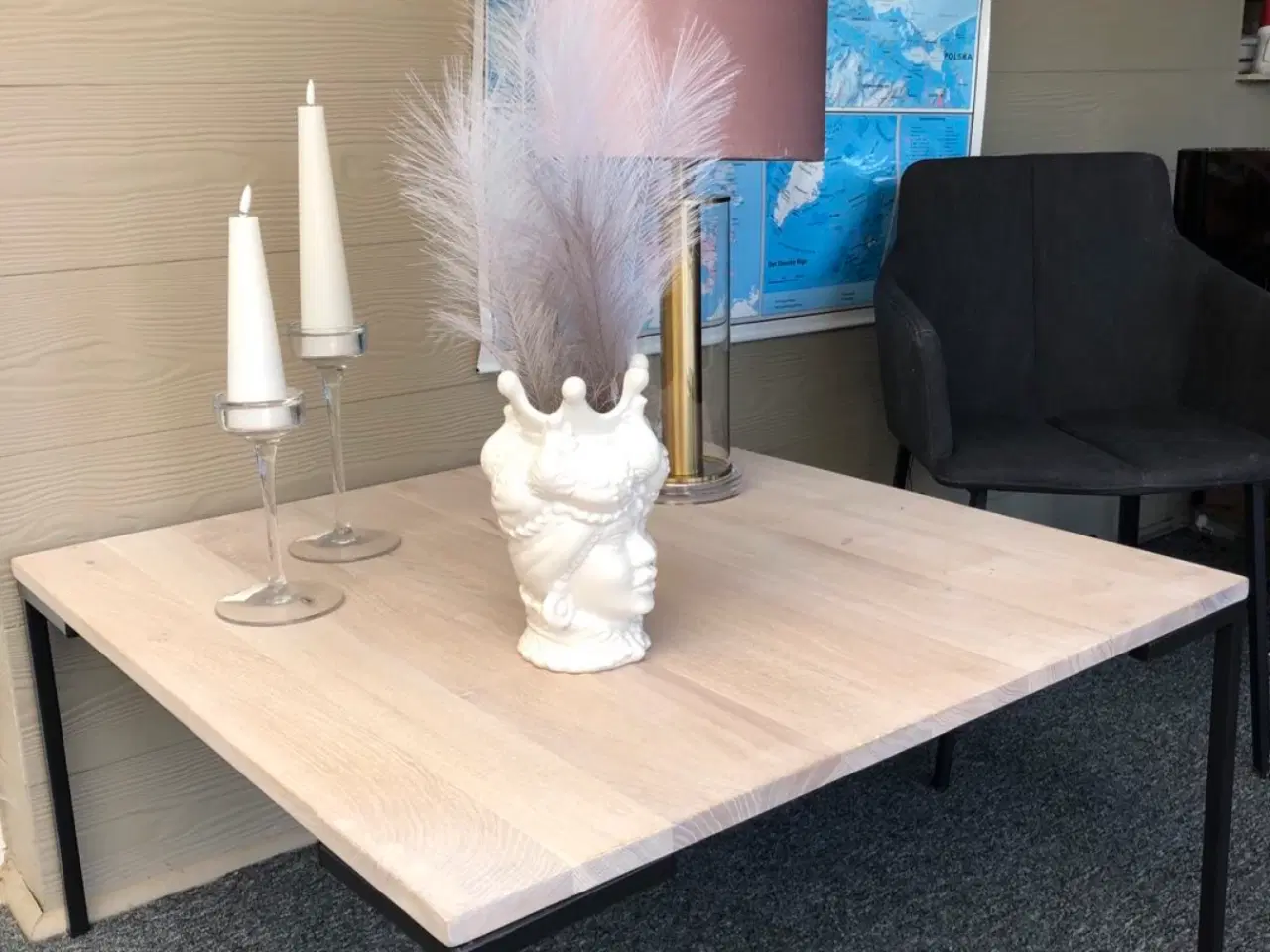 Billede 1 - Sofabord, Josefine hvidolieret eg