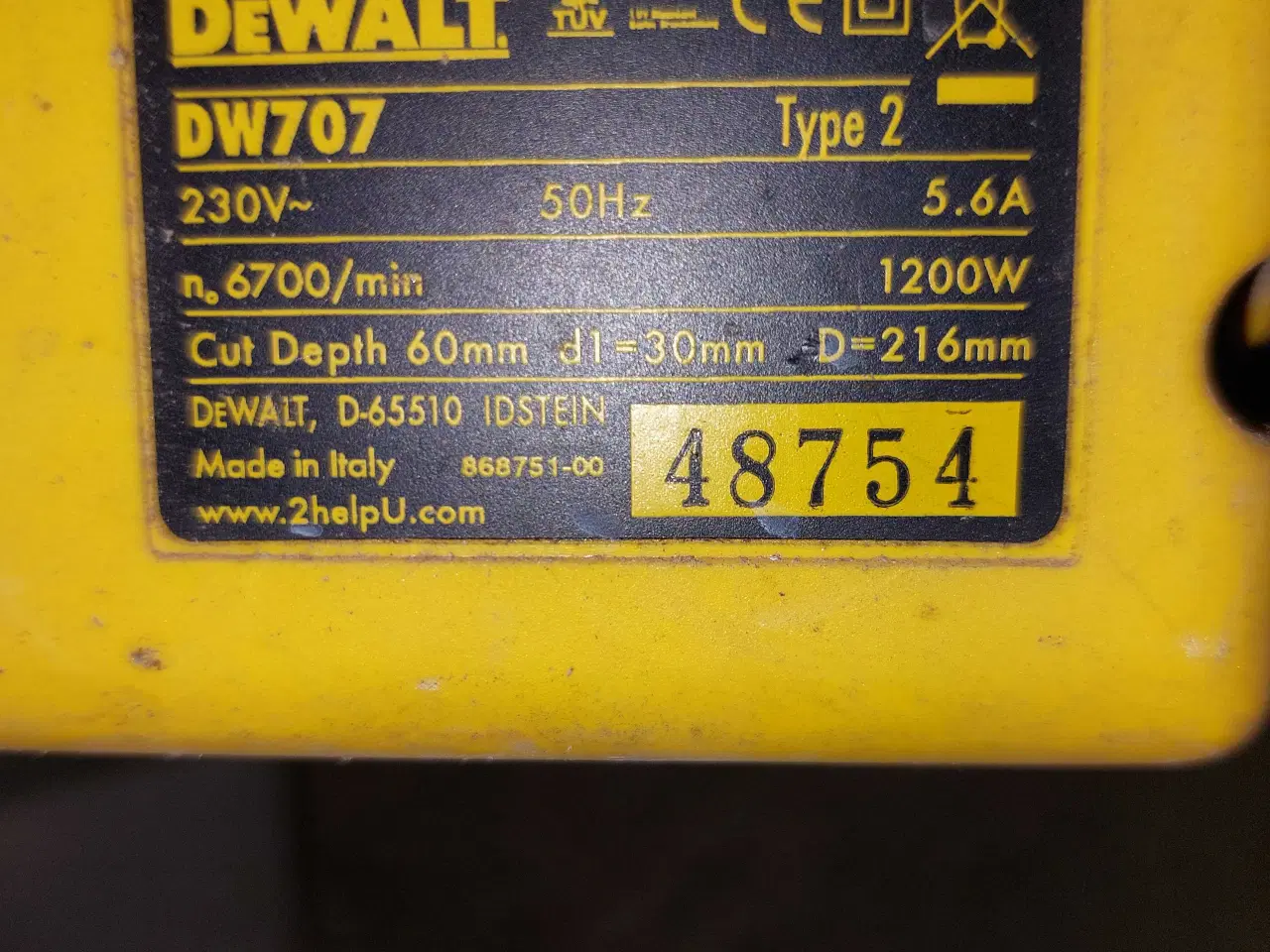 Billede 1 - Dewalt kapsav