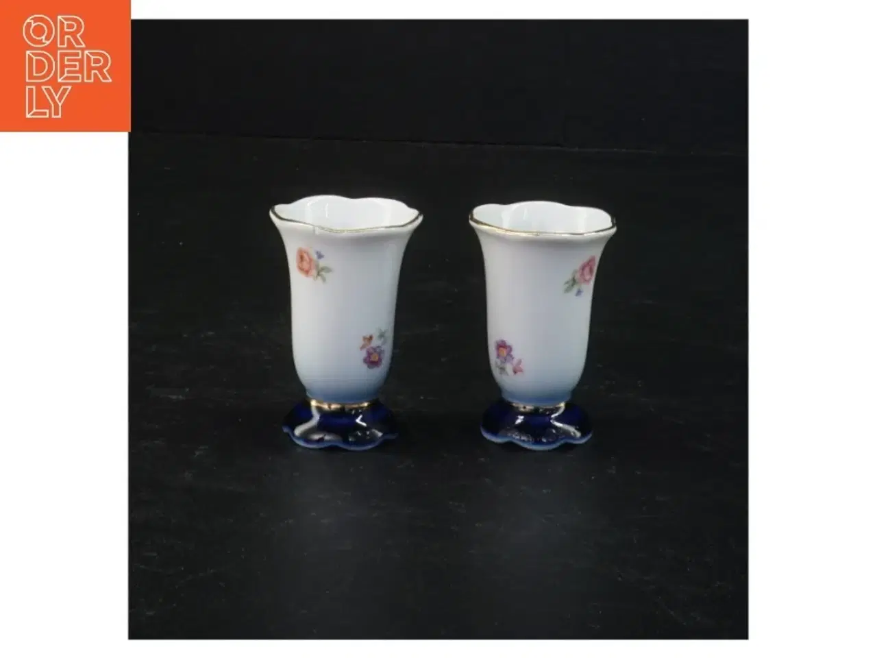 Billede 1 - Porcelæns vaser, små (str. 6 x 4,3 cm)