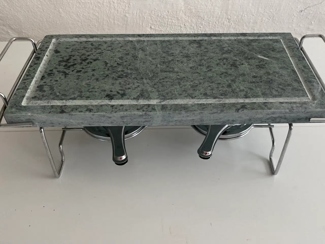 Billede 5 - Granit stege og varmeplade med stativ og brændere