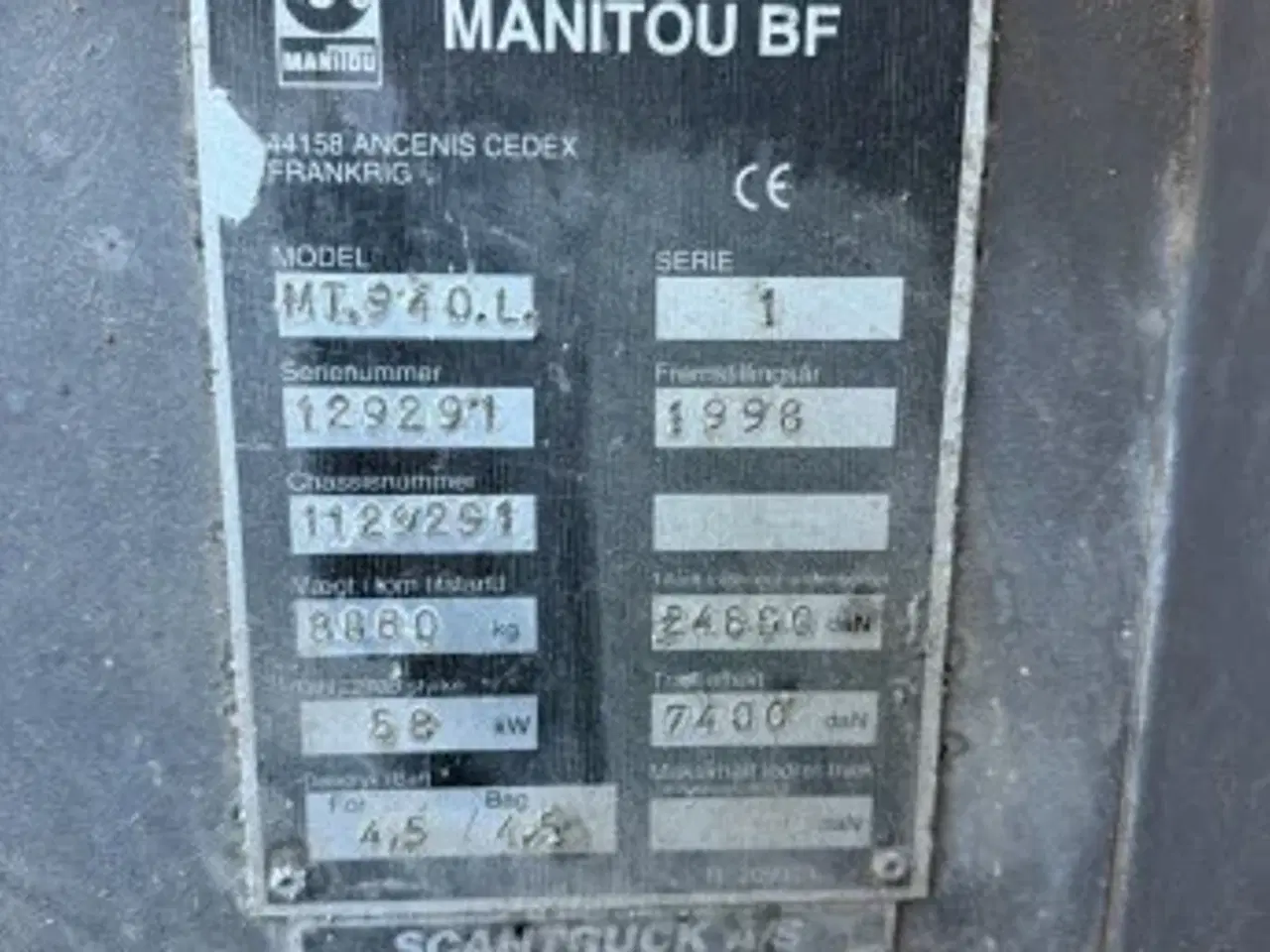 Billede 10 - Manitou MT940L (Export!)