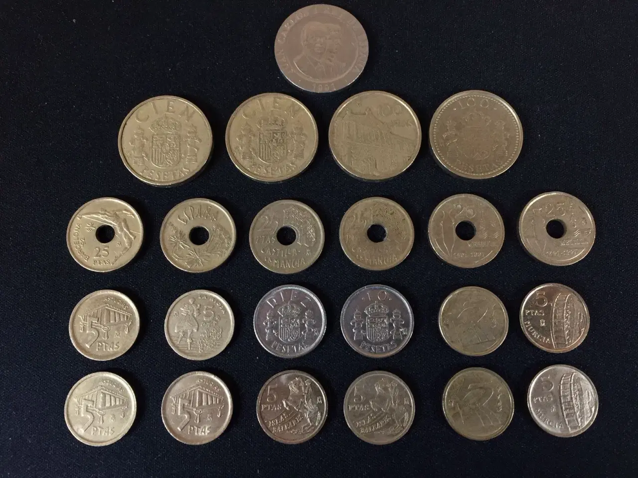 Billede 1 - Mønter, pesetas