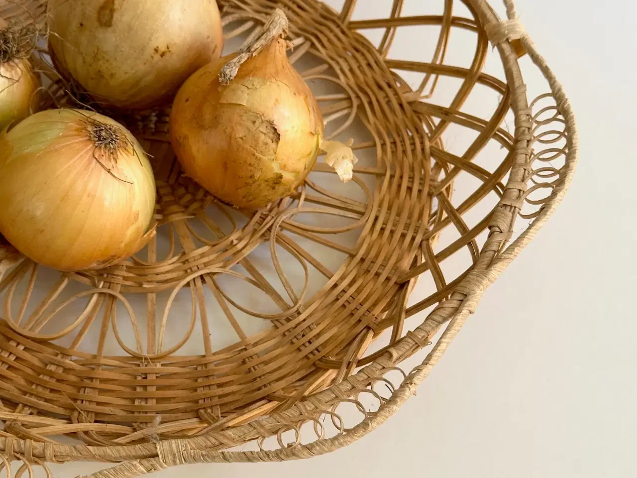 Billede 3 - Flad kurv, rund