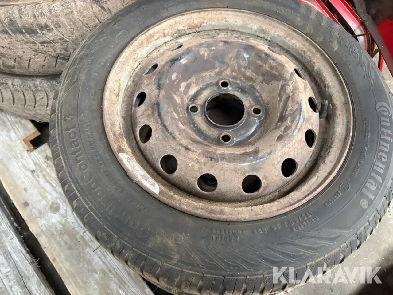 Billede 4 - Dæk med fælg - 6 styks