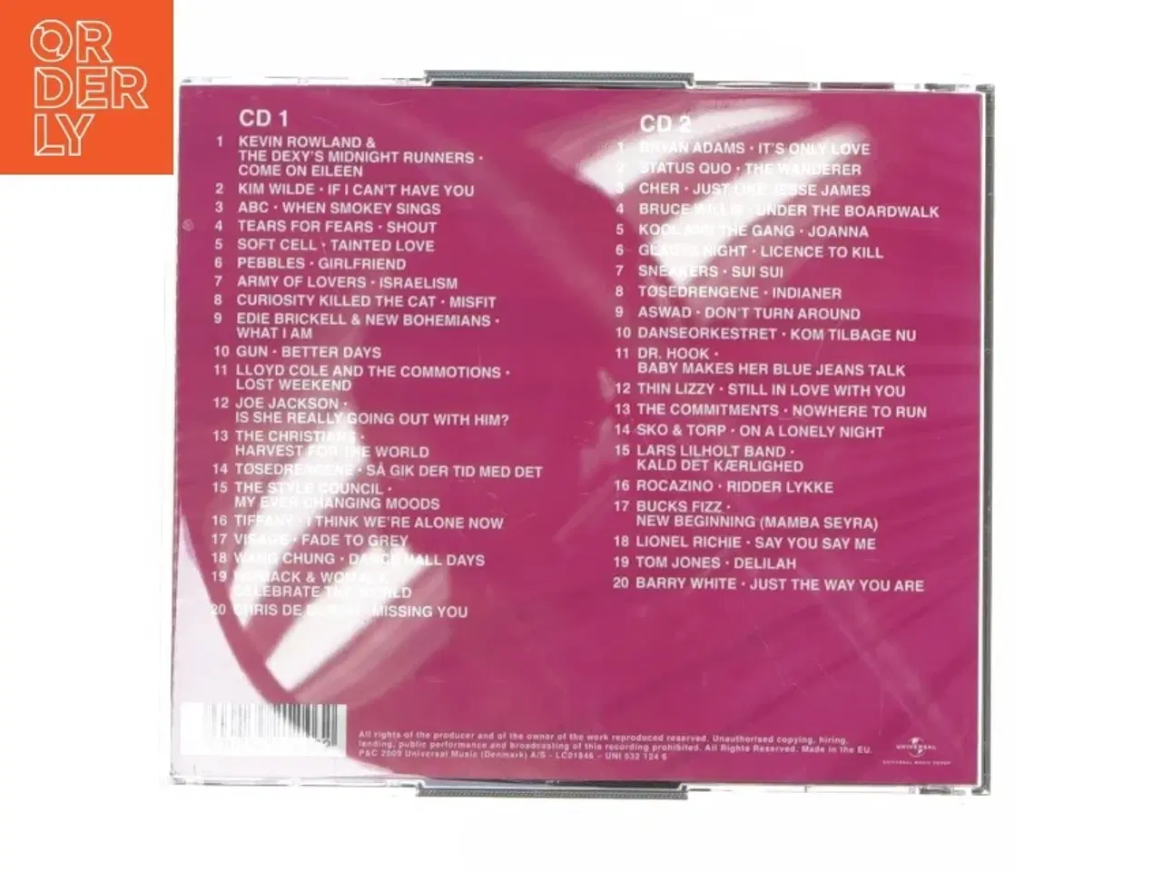 Billede 2 - Alle Tiders 80&#39;er Hits CD