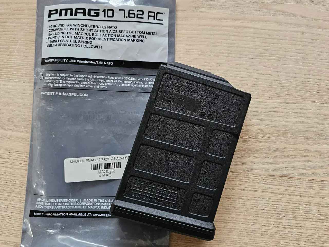 Billede 1 - PMAG AICS 10 7,62 magasin.