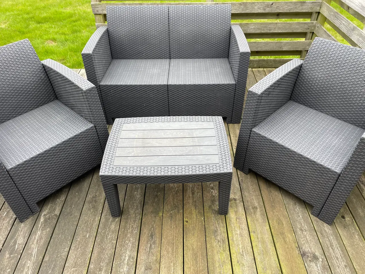 Billede 1 - Loungesæt i Polyrattan 