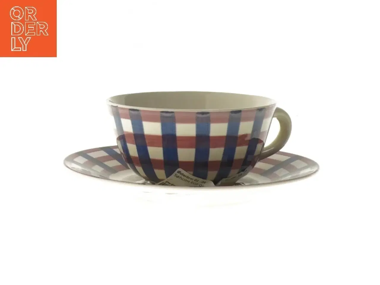 Billede 1 - Kop og underkop med mønster fra Søholm (str. Ø 16 cm)