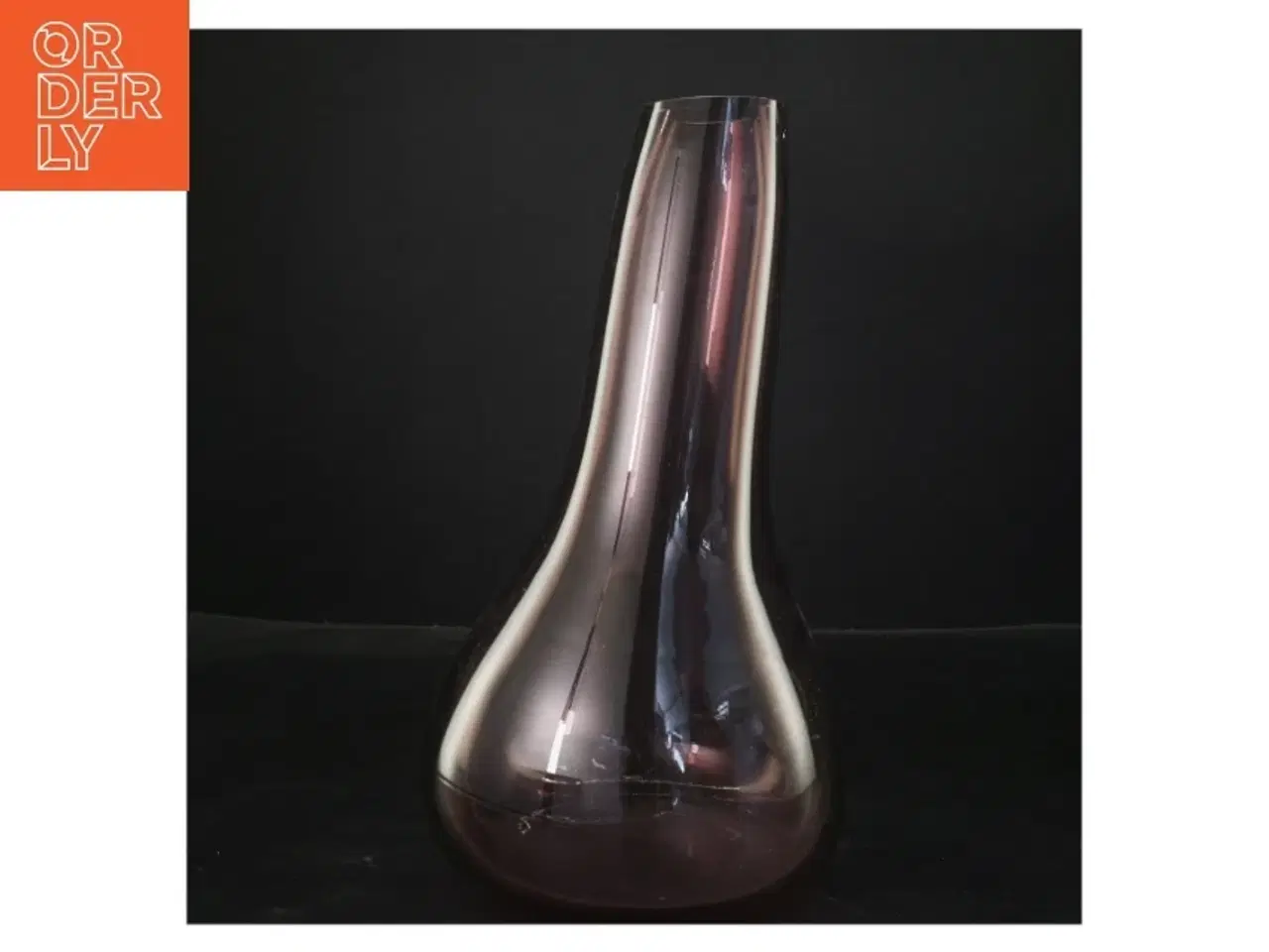 Billede 1 - Glasvase (str. Ø 15x30 cm)