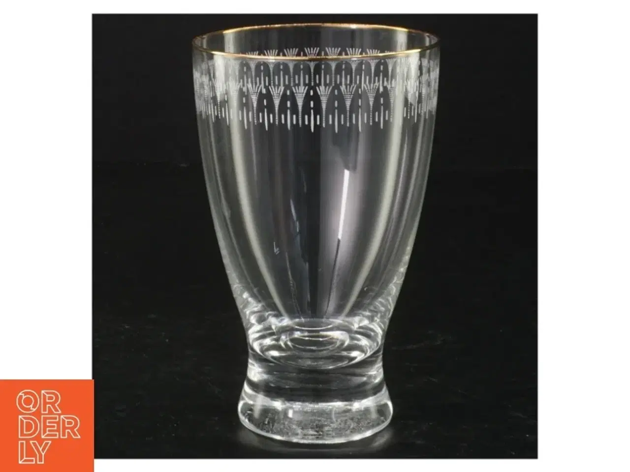 Billede 2 - Glas med guldkant (str. 12,5 cm)