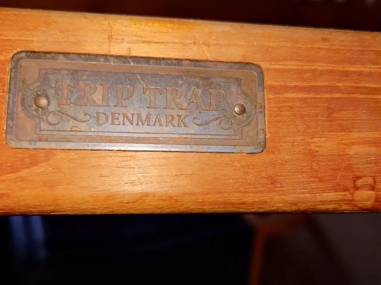 Billede 1 - Orginalt Trip Trap bord i Teaktræ. 