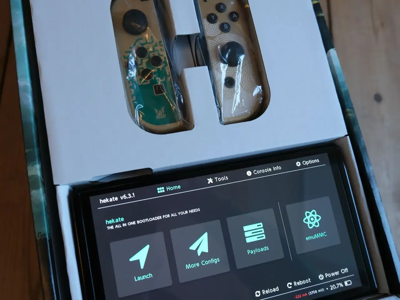 Billede 12 - Switch OLED - Zelda Edition (Modded)