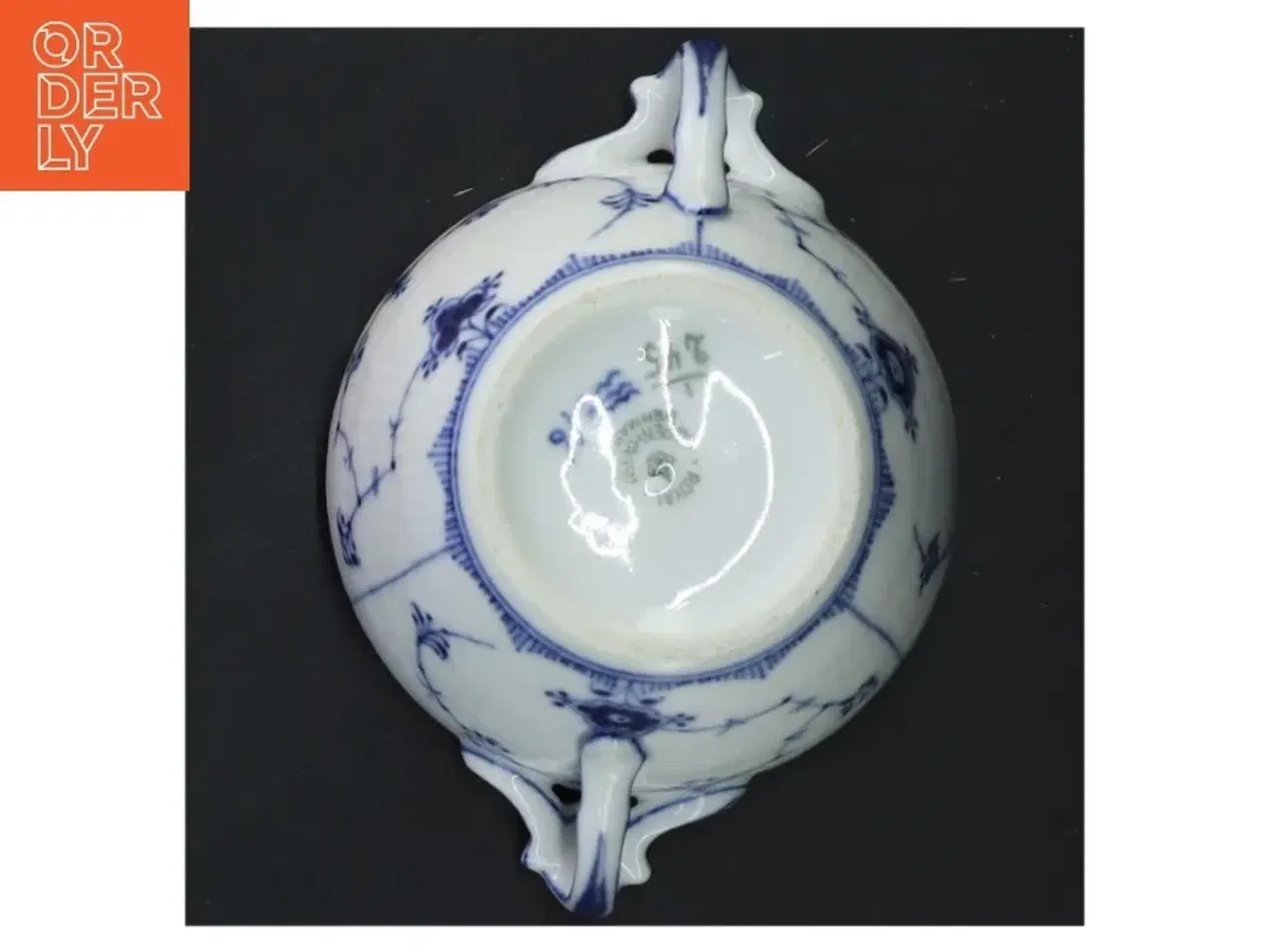 Billede 2 - Porcelænsskål med blå mønster fra Royal Copenhagen (str. 16x7 cm)