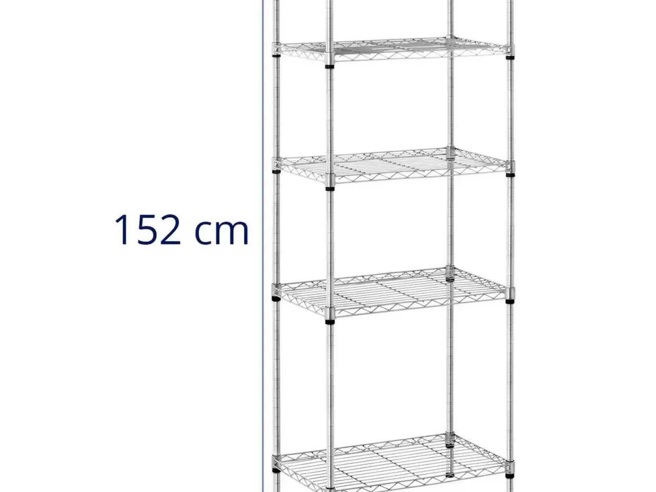 Billede 8 - Ekstra Stabil Gitterreol – 5 Hylder (35 x 55 cm)