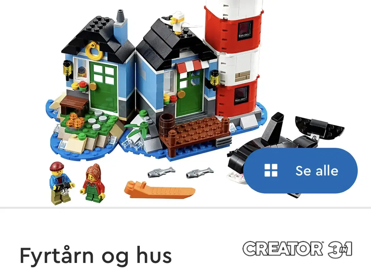 Billede 3 - Lego 31051 Creator 3 i en Fyrtårn og hus