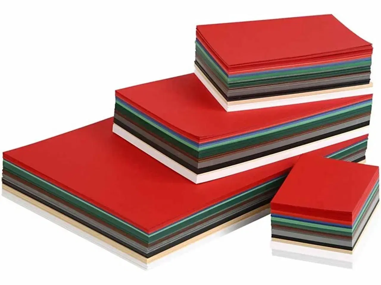 Billede 1 - Julekarton Ass. Farver, 180 g, 1500 ark, A3-A6