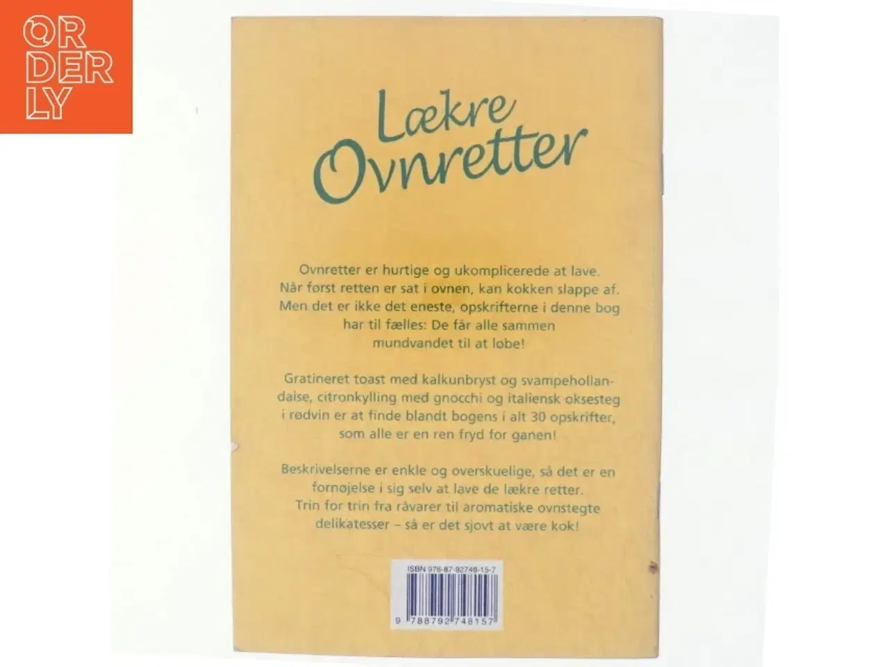 Billede 3 - Lækre ovnretter : Nemt og lækkert (Bog)