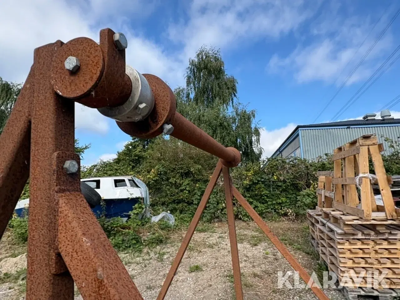 Billede 7 - Kabel rullestativ til trailer