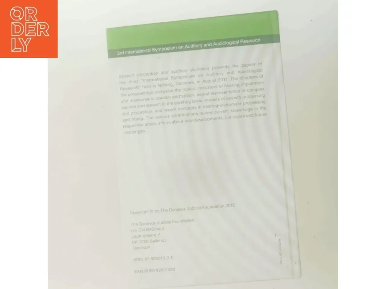Billede 3 - Speech Perception and Auditory Disorders af Torsten Dau (Bog)