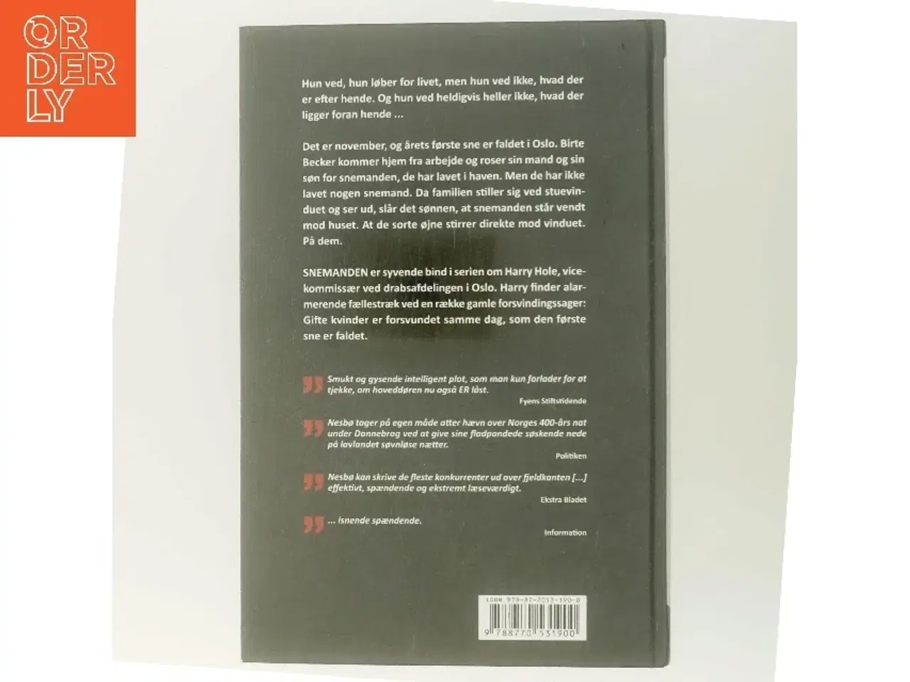 Billede 3 - Snemanden af Jo Nesbø (Bog)