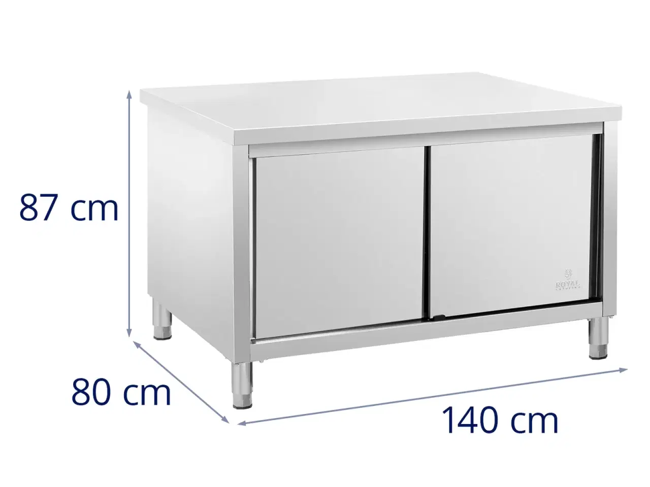 Billede 5 - Stålskab – arbejdsskab – ECO – 140 x 80 cm