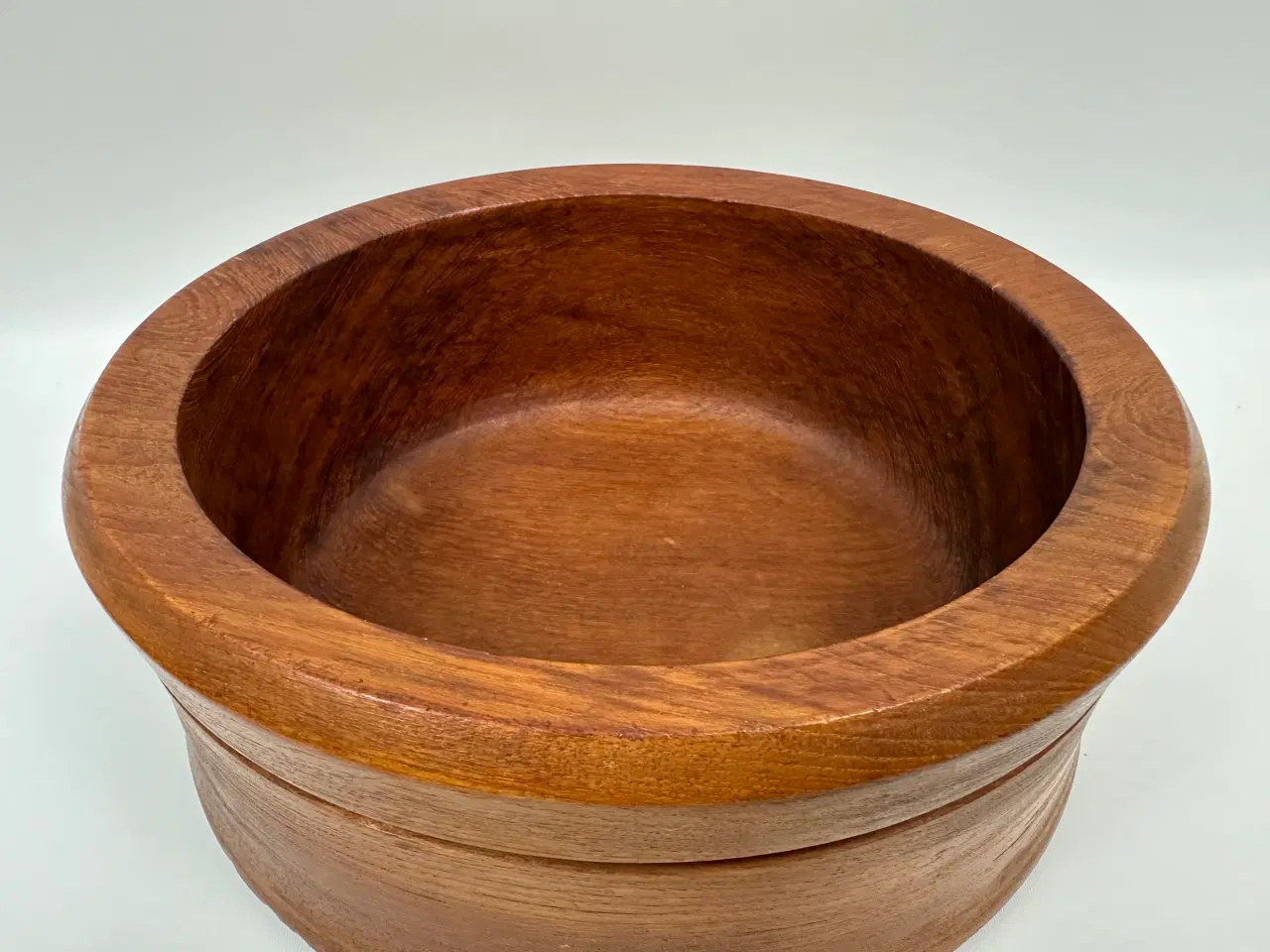 Billede 4 - Stor retro teak skål
