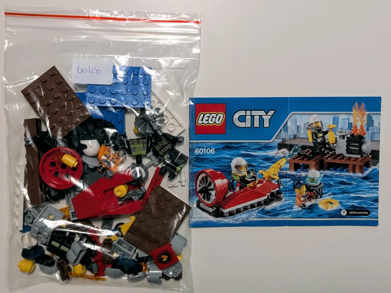 Billede 2 - Lego City, 60106, Brandvæsen – Startsæt