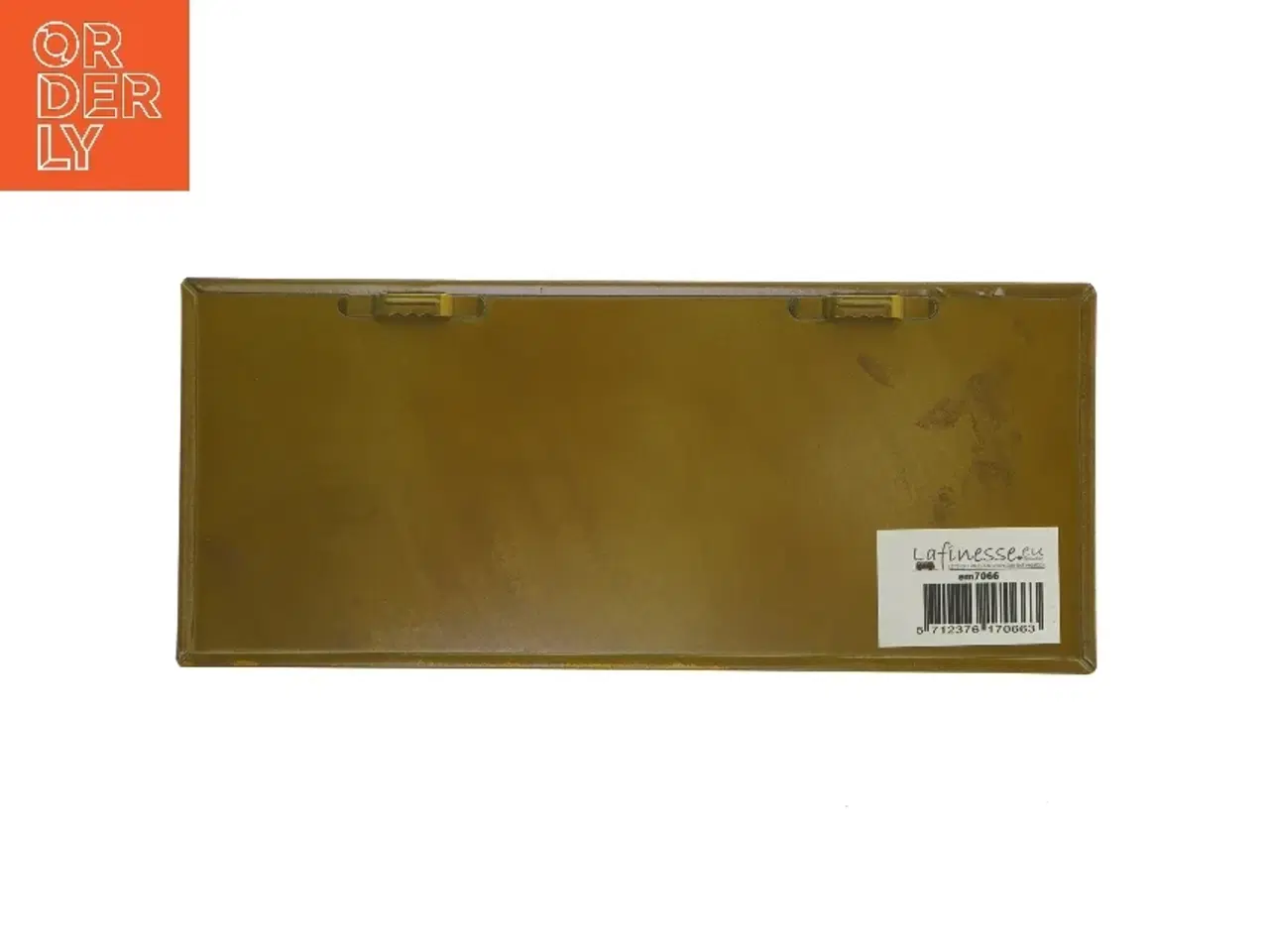 Billede 2 - Metalskilt med tekst fra LaFinesse (str. 30,5x13 cm)