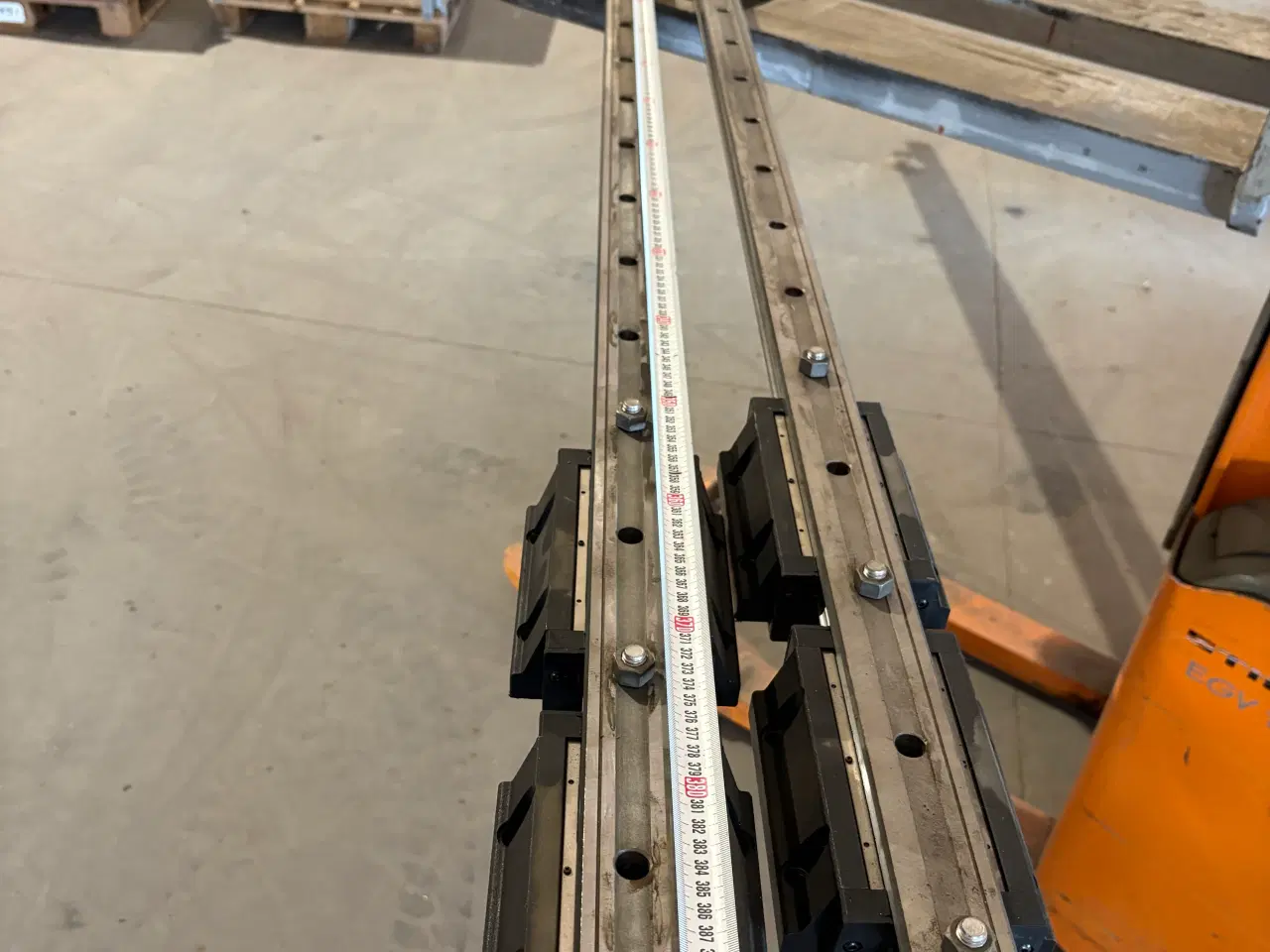 Billede 7 - 4000mm lineære føringer med vogne 