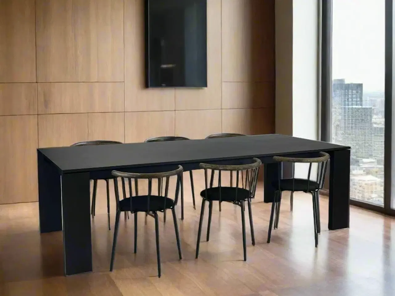 Billede 2 - Porada Kevin Bord – Sort 250x110 cm