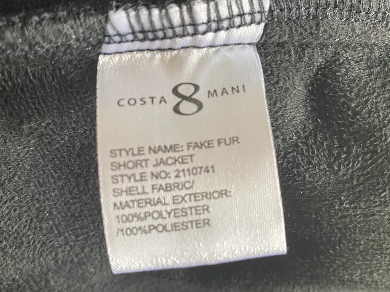 Billede 6 - Costamani fake fur jakke