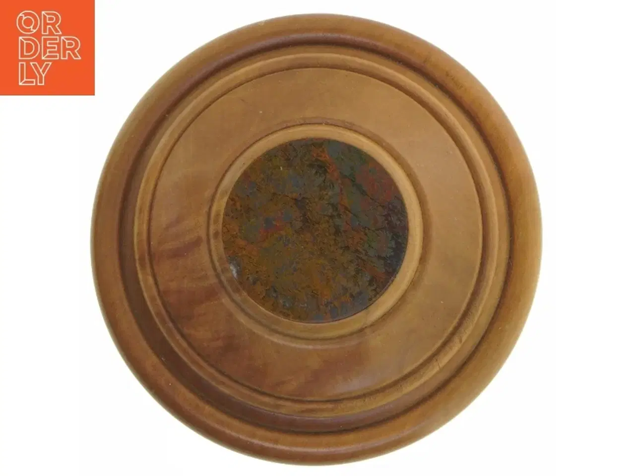 Billede 2 - Træskål med låg fra Tasmanien(str. 15 x 7 cm)