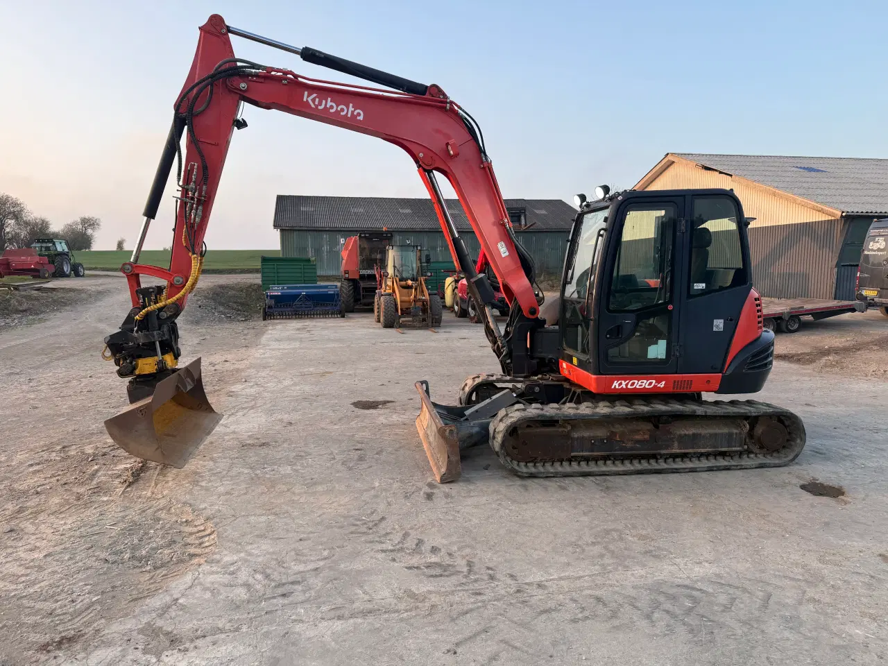 Billede 6 - Gravemaskine Kubota KX080-4
