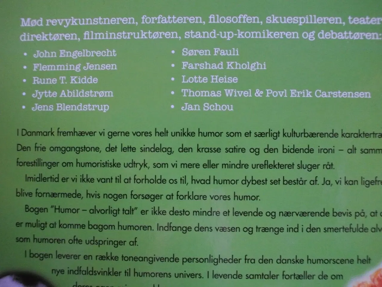 Billede 3 - humor - alvorligt talt, af peter borberg med dedik