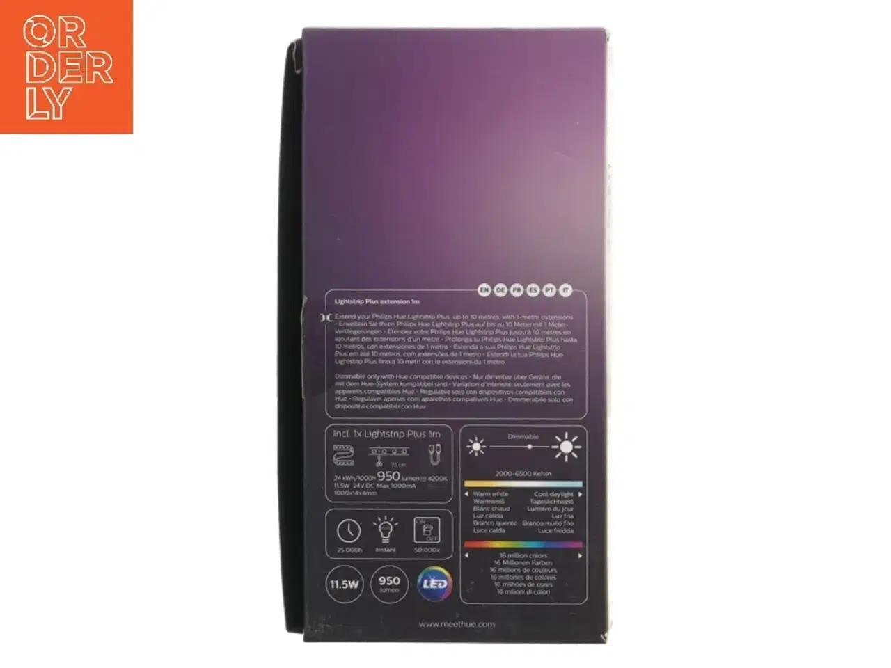 Billede 3 - Philips Hue Lightstrip Plus 1m Udvidelse fra Philips (str. 100 cm)