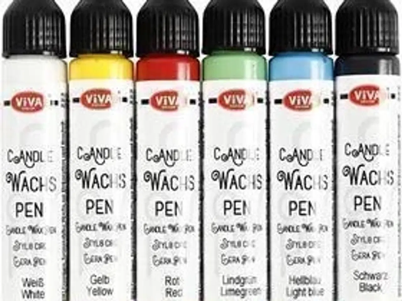 Billede 1 - Lysvoks i Stærke Farver - 6x28ml