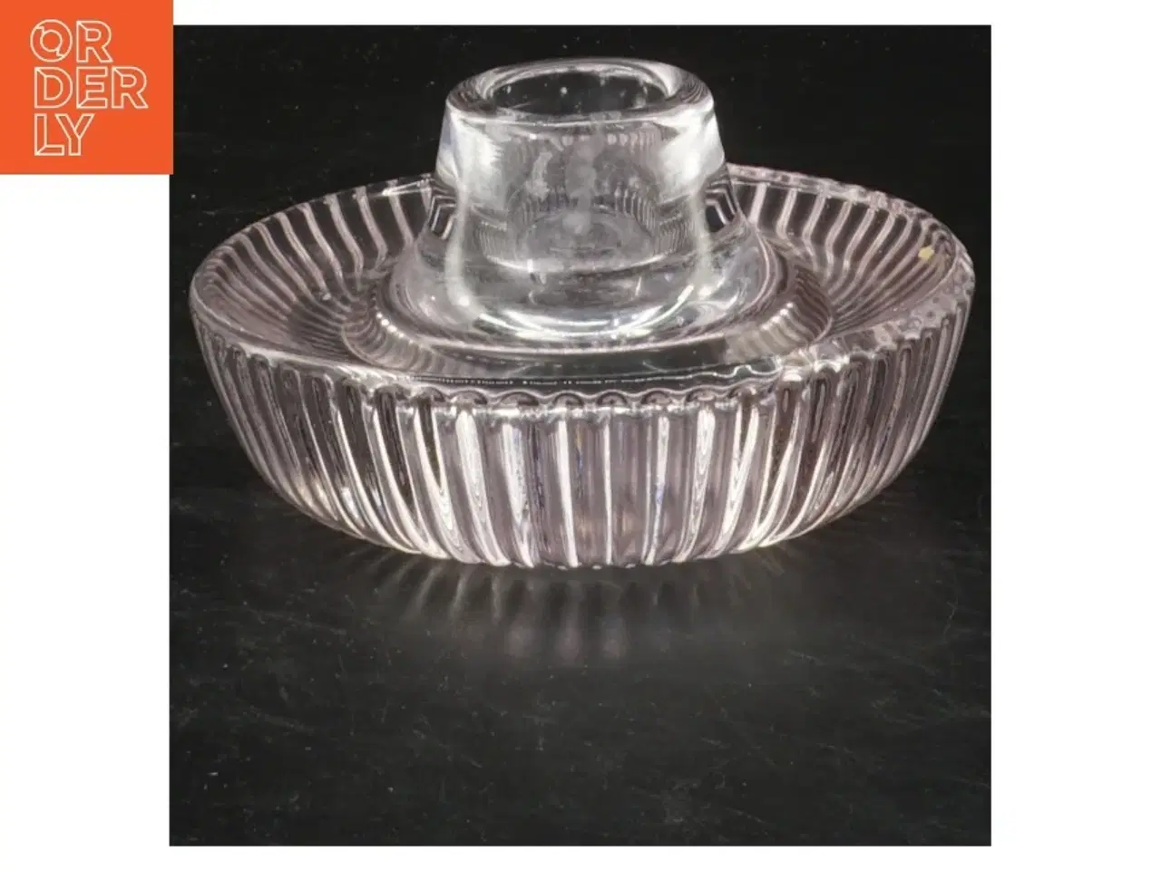 Billede 2 - Glas lysestage (str. 5x10 cm)