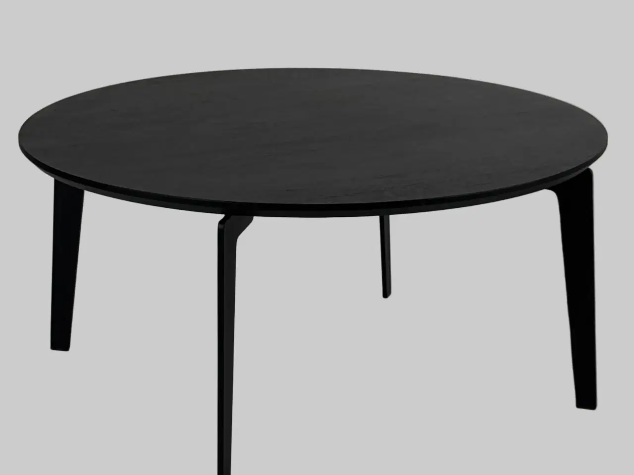 Billede 1 - Fritz Hansen Join Sofabord – Sort Eg Ø80 cm