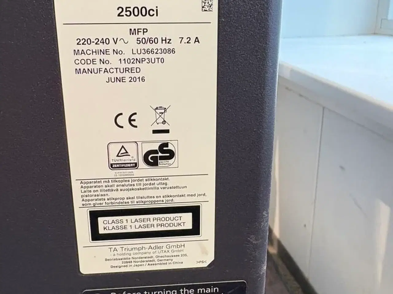 Billede 5 - Printer MFP 2500ci