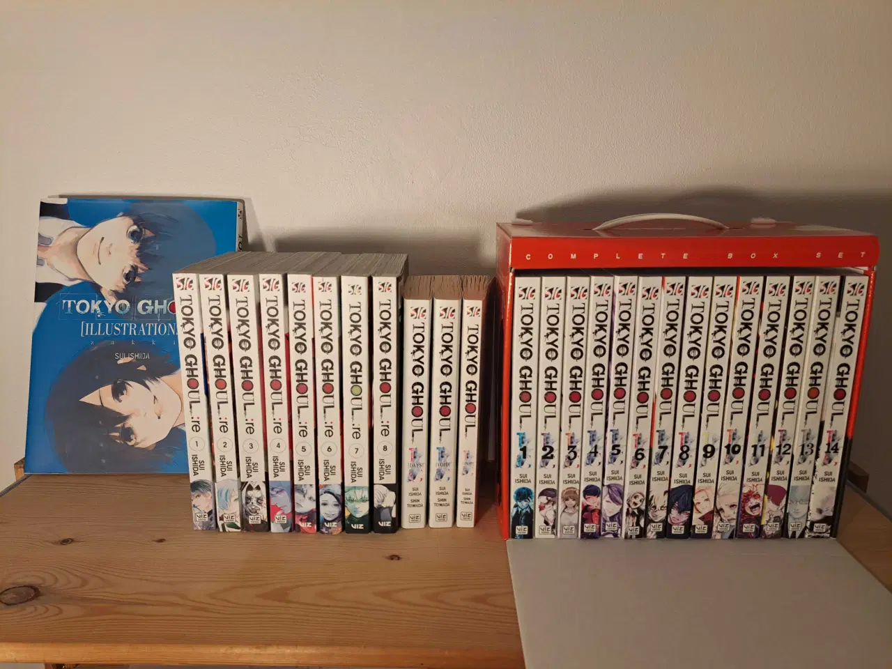 Billede 2 - Tokyo Ghoul Manga 1-14 (box set) + Re 1-8 +