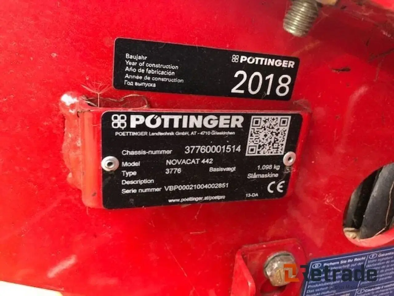 Billede 2 - Pöttinger Novacat 442