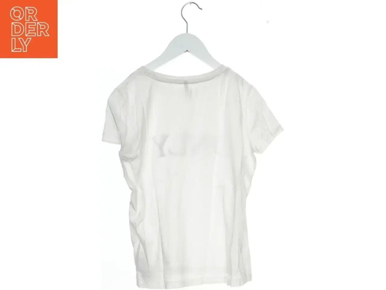 Billede 2 - Hvid T-shirt med print fra ONLY fra Only (str. 152)