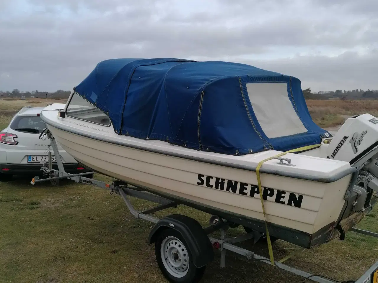 Billede 3 - 17 fod hardtop båd 15hk honda og trailer 